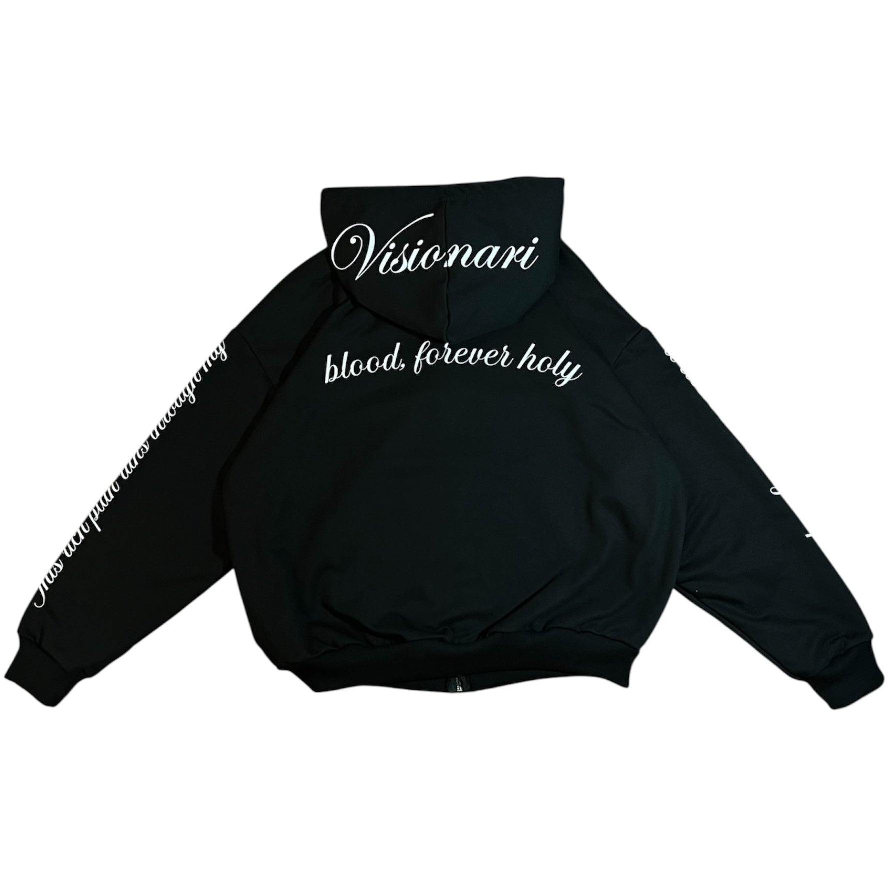 Hoodie Boxy Fit "Midnight Zip"